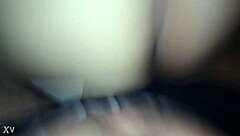 He grabs this ebony beauty and pounds her hard with his massive black monster cock.