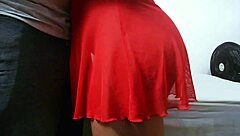 Cunhada teases in lingerie and lends her pussy for intense big cock pounding