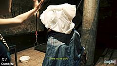 Breaking the quiet with big ass anal play using dildo toys for femdom gaping action 😈