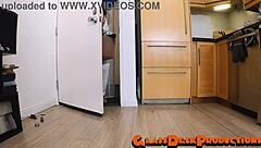 She made her milf slut piss pants before sucking that cock from glassdeskproductions