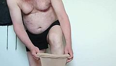 Carmen Nylonjunge Tries Full-Body Nylon