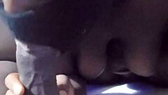 Taking That Chocolate Stick All In During Outdoor Amateur Session!