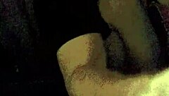 Beautiful blonde wife gives cute blowjob with big tits exposed