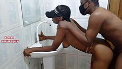 Hot Ebony with Tight Black Pussy in Cute Homemade Action