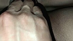 How does thick freak pull huge cum loads over face, ass, and tits roughly?