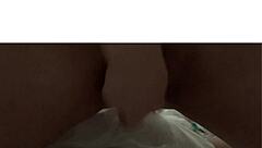 addicted to sex! white hot girl from california masturbates wildly on bed with dildo and vibrator till she squirts in real intense orgasm!