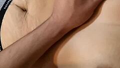 i uh... i just love exploring her deep navel with my hands, it's so beautiful and sexy...