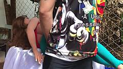 Mentiu pra dar o cu e levo braso no cu with that sex toy sex doll outdoors!