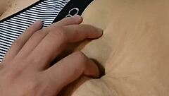 i uh... i just love exploring her deep navel with my hands, it's so beautiful and sexy...