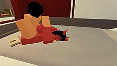 Slut Gets Fucked Hard by Random Guy in First Roblox Video with Intense Action