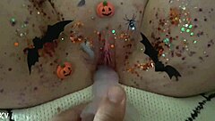 Halloween Pussy Solo Masturbation