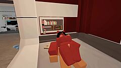 Slut Gets Fucked Hard by Random Guy in First Roblox Video with Intense Action