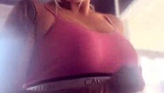 amateur heads to gym with buttplug in big ass for outdoor fetish fun. she gets home with wet pussy ready for anal action