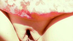 i love showing off my huge swollen pussy lips as a mature wife flashing in homemade clips