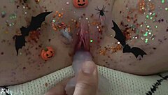Halloween Pussy Solo Masturbation