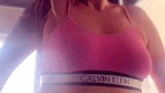 amateur heads to gym with buttplug in big ass for outdoor fetish fun. she gets home with wet pussy ready for anal action