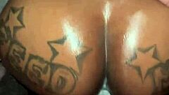 Nasty Freaky Slut Eating Nut & Cream!