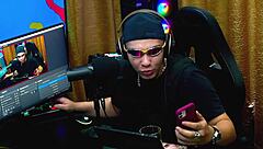 Martina Olivera offers two reais or a mysterious gift in her outdoor public podcast interview. She chats in the shack with teen guests.