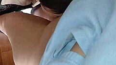 Intense slave student alternates devouring pussies of dominant mistress teachers in wild session