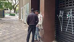 Pornstar brasil invites masked guy for raw gay sex in sao paulo square with deepthroat and cum swallow