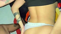 Compilation of homemade amateur anal creampies with petite latina riding big cocks 😈