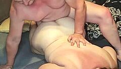 Doggie style pounding leads to a massive creampie finish in that tight milf pussy