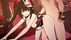 Honkai Star Rail Sparkle in raw 3D hentai sex animation