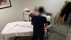 Shy Japanese girl with perfect body returns for my special massage and ends up getting fucked hard in her wet pussy