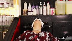 It's so hot seeing oily milf Sara Jay twerking like that