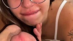 fucking juicy shaved pussy of brazilian young neighbor till she cums hard