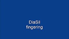 I feel so good touching myself like this, Diasil style with intense fingering moves.