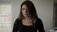 Man, check out this busty teen babysitter's big ass getting pounded hard by mature client's huge cock.