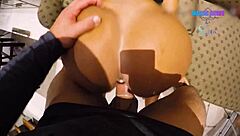 put a cuckold horn on the old man with the security guard we hired full on sheer