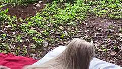 damn, this hot blonde is secretly fucking her ass with that sex toy