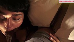 stepbrother sneaks into room for tickle play but ends with intense ride on his big tool