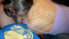 I got fined for driving while someone sucked my huge cock, as the story goes.