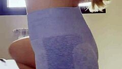 slut does a dirty dance leading to wet pussy play in vertical video