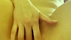 slut does a dirty dance leading to wet pussy play in vertical video