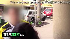 oh man, this cute mormon girl pays the shoplifting price with her nice pink pussy!