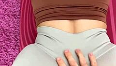 Pov Accidentally Fucked My Step Sis Who Asked for Help with Stretching in Yoga Leggings