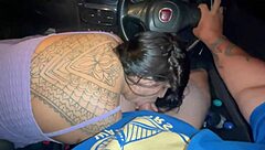 I got fined for driving while someone sucked my huge cock, as the story goes.