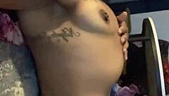 oh my god, bobbi jo, youre making me so horny with that dildo fucking your shaved ebony pussy... i mean, wet homemade action