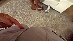 Margarita Rose acts as a perverted POV girl in anal fingering and doggystyle fucking with fishnets