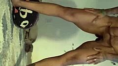 oh my god, bobbi jo, youre making me so horny with that dildo fucking your shaved ebony pussy... i mean, wet homemade action