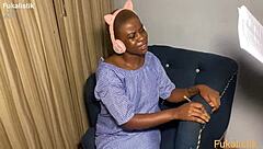 Naughty Ebony Student Rides Huge Black Cock from Teacher During Intense Maths Homework Session