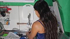 in a casual tale, tigresa vip dives into amateur anal fetish with hardcore shemale oral action