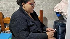 Professora Takes Cum On Face And Squirts Hard In Brazilian Milf Orgasm!