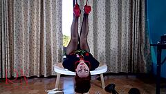 Oh man, I-I mean, that nice lady in pantyhose and heels doing striptease at the round table, yeah, it's like totally hot...