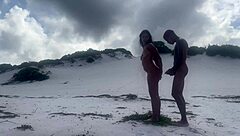 Amateur big ass Brazilian bent over for big cock doggystyle assfucking and pussy sex