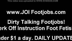 I make you cum with pov foot fetish sucking toes and jerking off in panties